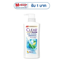 เคลียร์ แชมพู ไอซ์คูลเมนทอล (ฟ้า) 370 มล. - Clear, สินค้าขายดี