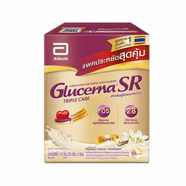 กลูเซอนาเอสอาร์ ทริปเปิ้ลแคร์ กลิ่นวานิลลา บรรจุ 370 กรัม (แพ็ก 3 ซอง) - Glucerna, อาหารสำหรับผู้ป่วย ผู้สูงอายุ