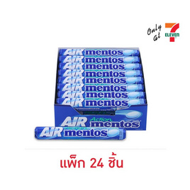 เมนทอส ลูกอมแอร์แอคชั่นแท่ง 37 กรัม (แพ็ก 24 ชิ้น) - เมนทอส, ลูกอม/หมากฝรั่ง