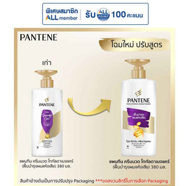 แพนทีน ครีมนวดผม โททัลดาเมจแคร์ (ฟื้นบำรุงผมแห้งเสีย) 380 มล. - Pantene, มหกรรมลดอย่างแรง (19-25 ธ.ค. 67)