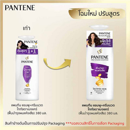 แพนทีน แชมพู+ครีมนวด (ม่วง) โททัลดาเมจแคร์ (ฟื้นบำรุงผมแห้งเสีย) 380 มล. (แพ็กคู่) - Pantene, ผลิตภัณฑ์ดูแลเส้นผม