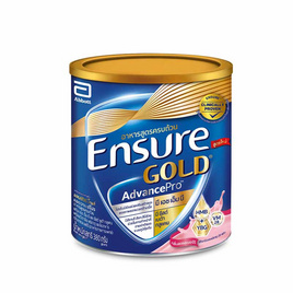 นมผงเอนชัวร์ โกลด์ กลิ่นสตรอเบอร์รี่ 380 กรัม - Ensure, อาหารสำหรับผู้ป่วย ผู้สูงอายุ