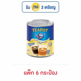 ทีพอท ครีมเทียมข้นหวาน กระป๋อง 380 กรัม (แพ็ก 6 กระป๋อง) - ทีพอท, น้ำตาลและสารให้ความหวาน