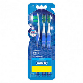 ออรัล-บี คอมพลีท ไวท์ (อ่อนนุ่ม) แปรงสีฟัน 3 ด้าม - Oral b, ซูเปอร์มาร์เก็ต