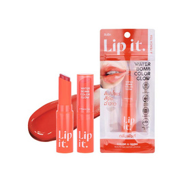 ลิปอิท วอเตอร์บอมบ์คัลเลอร์โกลว์ 3 กรัม - Lip it, ริมฝีปาก