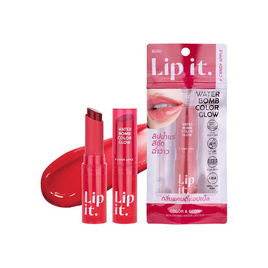 ลิปอิท วอเตอร์บอมบ์คัลเลอร์โกลว์ 3 กรัม - Lip it, ริมฝีปาก