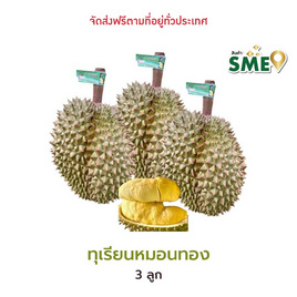 ทุเรียนหมอนทอง 3 ลูก สวนลุงเบิ้ม จ.นครนายก - สวนลุงเบิ้ม, อาหารสด ผัก ผลไม้และเบเกอรี่