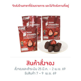 ชุดสตรอเบอร์รี่แช่แข็งเคลือบรสช็อกโกแลต 3 ชิ้น - ChocoFruiz, ผักและผลไม้แช่แข็ง