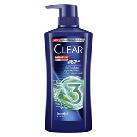 เคลียร์ เมน 3 อิน 1 แชมพู คอมพลีท แคร์ แอ็คทีฟ คูล 390 มล. - Clear, Clear