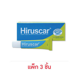 ฮีรูสการ์ เจล 3 กรัม 1 แพ็ก (3ชิ้น) - Hiruscar, เพิ่มความชุ่มชื้น