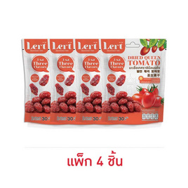 เลิศ มะเขือเทศราชินีอบแห้ง 3 รส 30 กรัม (แพ็ก 4 ชิ้น) - Lert, มันฝรั่ง