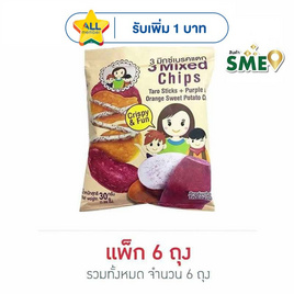 แม่นภา 3 มิกซ์เบรคแตก 30 กรัม (แพ็ก 6 ชิ้น) - แม่นภา, ผลไม้อบแห้ง