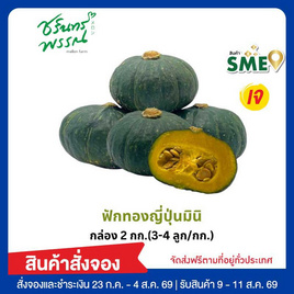 ไร่ชรินทร์พรรณ ฟักทองญี่ปุ่นมินิ (3-4 ลูก/กก.) กล่อง 2 กิโลกรัม - ไร่ชรินทร์พรรณ, คัดสรรความสดใหม่ มอบแด่คุณแม่
