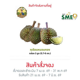 น้องคิม ทุเรียนหมอนทอง 3 ลูก (5.7-6 กก.) - สวนน้องคิม, ผลไม้สด