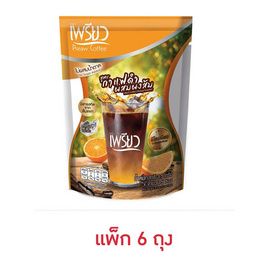 เพรียวคอฟฟี่ผสมโครเมียม สูตรกาแฟดำผงส้ม (3.5กรัม x 5ซอง) แพ็ก 6 ถุง - เพรียว, เพรียว