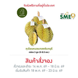 สวนลูกสาวกำนัน ทุเรียนหมอนทอง 3 ลูก (8-8.5 กก.) - สวนลูกสาวกำนัน, อาหารสด ผัก ผลไม้และเบเกอรี่