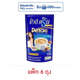 กาแฟ 3 in 1 บิวติสรินพลัส ดี-ทอซี่ 60 กรัม 5 ซอง/ถุง (แพ็ก 6 ถุง) - บิวติสริน, เครื่องดื่มและผงชงดื่ม