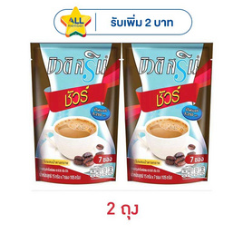บิวติสริน ชัวร์ กาแฟ 3in1 105 กรัม (15 กรัม x 7 ซอง) - บิวติสริน, ชา&กาแฟพร้อมดื่ม