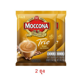 มอคโคน่าทรีโอโกลด์ กาแฟ 3in1 126.4 กรัม (15.8 กรัม x 8 ซอง) - Moccona, เครื่องดื่มและผงชงดื่ม
