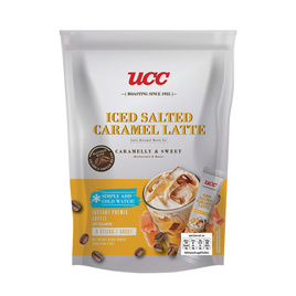 ยูซีซี กาแฟ 3in1 ไอซ์ ซอลท์เท็ด คาราเมลลาเต้ 128 กรัม (16 กรัม x 8 ซอง) - ยูซีซี, กาแฟ
