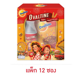 ชุดของขวัญ โอวัลติน 3in1 (แพ็ก 12 ซอง) พร้อมขวดน้ำ (2025) - Ovaltine, กระเช้าของขวัญ