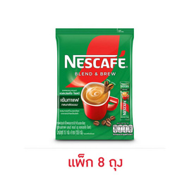 เนสกาแฟ 3in1 เบลนด์แอนด์บรู เอสเปรสโซ่ โรสต์ 135.9 กรัม (15.1 กรัม x 9 ซอง) แพ็ก 8 ถุง - Nescafe, ชา&กาแฟพร้อมดื่ม