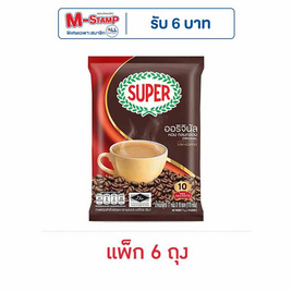 ซุปเปอร์กาแฟ 3in1 ออริจินัล 170 กรัม (17 กรัม x 10 ซอง) แพ็ก 6 ถุง - ซุปเปอร์กาแฟ, ซูเปอร์มาร์เก็ต