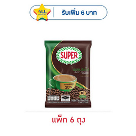 ซุปเปอร์กาแฟ 3in1 เอสเปรซโซ่ 170 กรัม (17 กรัม x 10 ซอง) แพ็ก 6 ถุง - ซุปเปอร์กาแฟ, เครื่องดื่มและผงชงดื่ม