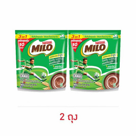 ไมโล แอคทิฟโก 3in1 สูตรปกติ 230 กรัม (23 กรัม x 10 ซอง) - ไมโล, ผงชงดื่มช็อกโกแลต