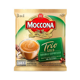 มอคโคน่า โกลด์ กาแฟ 3in1 ดับเบิ้ล เอสเปรสโซ่ 240 กรัม (12 กรัม x 20 ซอง) - Moccona, กาแฟ