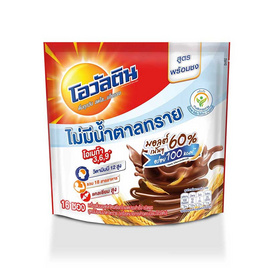 โอวัลติน 3in1 สูตรไม่มีน้ำตาล 25 กรัม (16 ซอง/ถุง) - Ovaltine, ผงชงดื่มเพื่อสุขภาพ