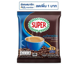 ซุปเปอร์ กาแฟ 3in1 สูตรน้ำตาลน้อย 275 กรัม (11 กรัม x 25 ซอง) - ซุปเปอร์กาแฟ, เครื่องดื่มและผงชงดื่ม