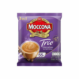 มอคโคน่า ทรีโอ 3in1 น้ำตาลน้อย 324 กรัม (12 กรัม x 27 ซอง) - Moccona, moccona
