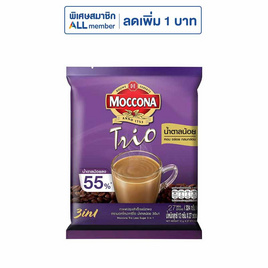 มอคโคน่า ทรีโอ 3in1 น้ำตาลน้อย 324 กรัม (12 กรัม x 27 ซอง) - Moccona, moccona