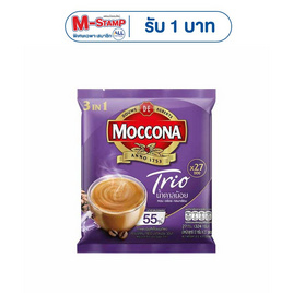 มอคโคน่า ทรีโอ 3in1 น้ำตาลน้อย 324 กรัม (12 กรัม x 27 ซอง) - Moccona, สายกาแฟเฮลท์ตี้