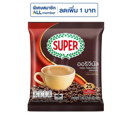 ซุปเปอร์ กาแฟ 3in1 ออริจินัล 425 กรัม (17 กรัม x 25 ซอง) - ซุปเปอร์กาแฟ