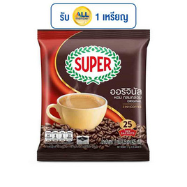 ซุปเปอร์ กาแฟ 3in1 ออริจินัล 425 กรัม (17 กรัม x 25 ซอง) - ซุปเปอร์กาแฟ, เครื่องดื่มและผงชงดื่ม