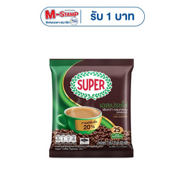 ซุปเปอร์ กาแฟ 3in1 เอสเปรสโซ่ 425 กรัม (17 กรัม x 25 ซอง) - ซุปเปอร์กาแฟ, ตุนกาแฟคุ้มทั้งเดือน