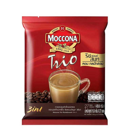 มอคโคน่า ทรีโอ 3in1 ริชแอนด์สมูท 426.6 กรัม (15.8 กรัม x 27 ซอง) - Moccona, เครื่องดื่มและผงชงดื่ม