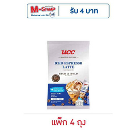 ยูซีซี 3in1 เอสเปรสโซ่ ลาเต้ 60 กรัม (15กรัม x 4ซอง/ถุง) (แพ็ก 4 ถุง) - UCC, กาแฟ