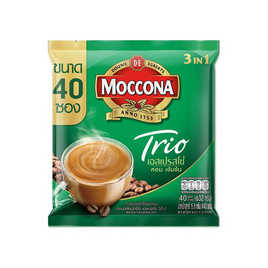 มอคโคน่า ทรีโอ กาแฟ 3in1 เอสเปรสโซ่ 632 กรัม (แพ็ก 40 ซอง) - Moccona, กาแฟ