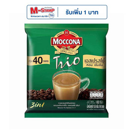 มอคโคน่า ทรีโอ กาแฟ 3in1 เอสเปรสโซ่ 632 กรัม (แพ็ก 40 ซอง) - Moccona, 7Online