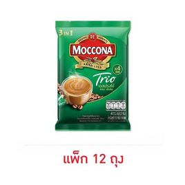 มอคโคน่าทรีโอกาแฟ 3in1 เอสเปรสโซ่ 63.2 กรัม (แพ็ก 12 ถุง) - Moccona, กาแฟ
