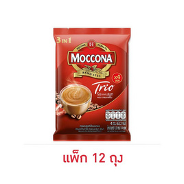 มอคโคน่า กาแฟ 3in1 ริชแอนด์สมูท 63.2 กรัม (15.8 กรัม x 4ซอง) แพ็ก 12 ถุง - Moccona, กาแฟสำเร็จรูป