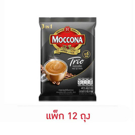 มอคโคน่า กาแฟ 3in1 คลาสสิค 63.2 กรัม (15.8 กรัม x 4ซอง) แพ็ก 12 ถุง - Moccona, กาแฟสำเร็จรูป