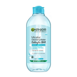 การ์นิเย่ สกิน แนทเชอรัลส์ ไมเซล่า คลีนซิ่ง วอเตอร์ ซาลิไซลิค บีเอชเอ 400 มล. - Garnier, ไมเซล่า คลีนซิ่ง วอเตอร์