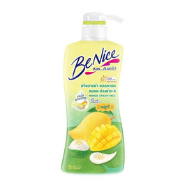 บีไนซ์ แมงโก้ สติ๊กกี้ ไรซ์ ชาวเวอร์ ครีม 400 มล. - Be Nice, ทำความสะอาดผิวกาย