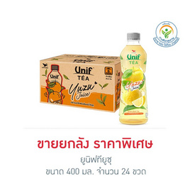 ยูนิฟทียูซุ 400 มล. (ยกลัง 24 ขวด) - ยูนิฟที, ชา&กาแฟพร้อมดื่ม