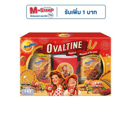 ชุดของขวัญ โอวัลตินคลาสสิค 400 กรัม (2 ชิ้น) พร้อมแก้ว (2025) - Ovaltine, สังฆภัณฑ์และสินค้าเทศกาล