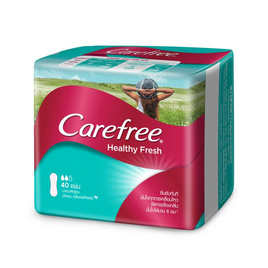 แคร์ฟรี แผ่นอนามัย เฮลท์ตี้เฟรช ชมพู (ห่อละ 40 ชิ้น) - Carefree, แผ่นอนามัย